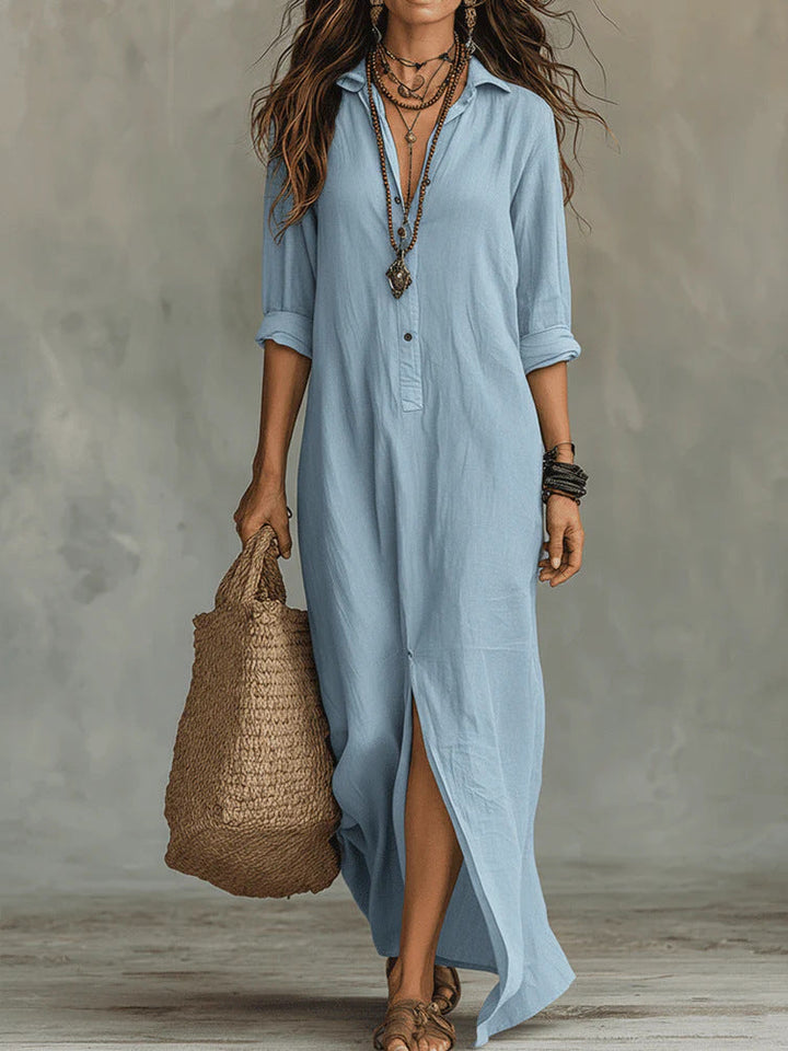 Willow Maxi Dress - Blue