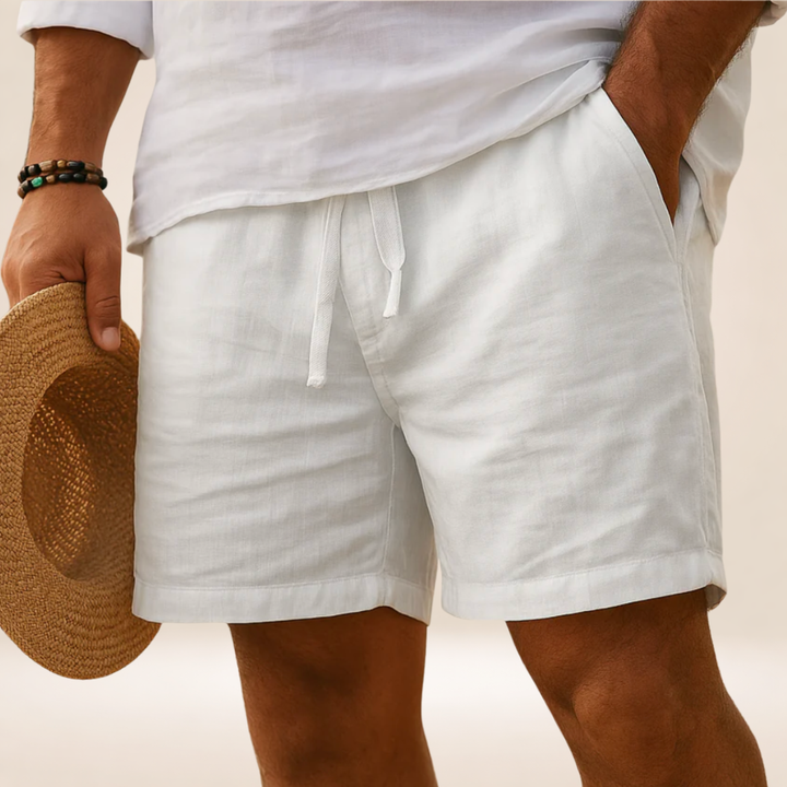 Tom Hollinger | Casual Cotton-Linen Blend Shorts for Men