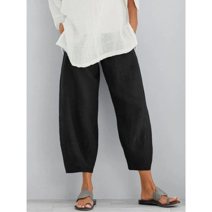 ELENA | ELEGANT WIDE-LEG TROUSERS IN THREE CLASSIC COLOURS