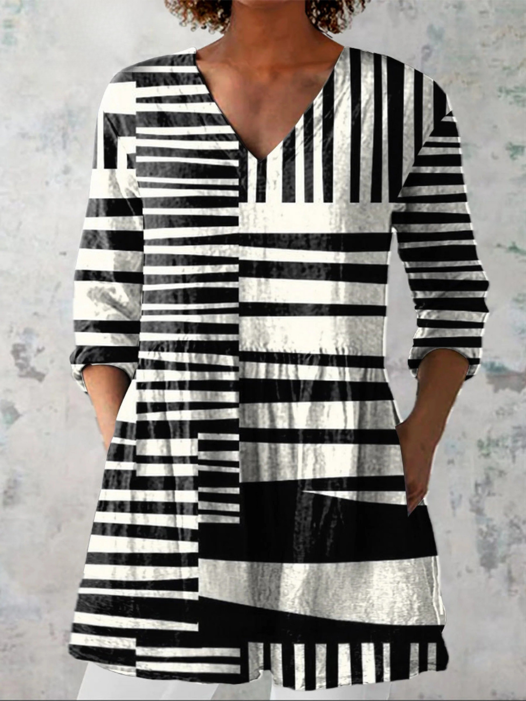 Vivienne™ | Relaxed V-Neck Blouse