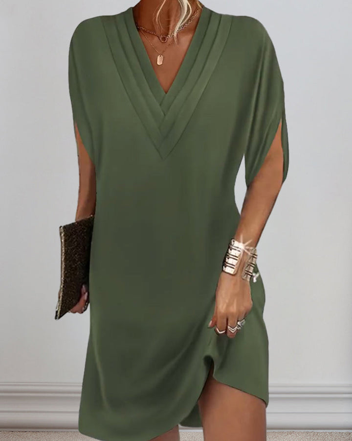 Sophia™ | Relaxed V-Neck Dress