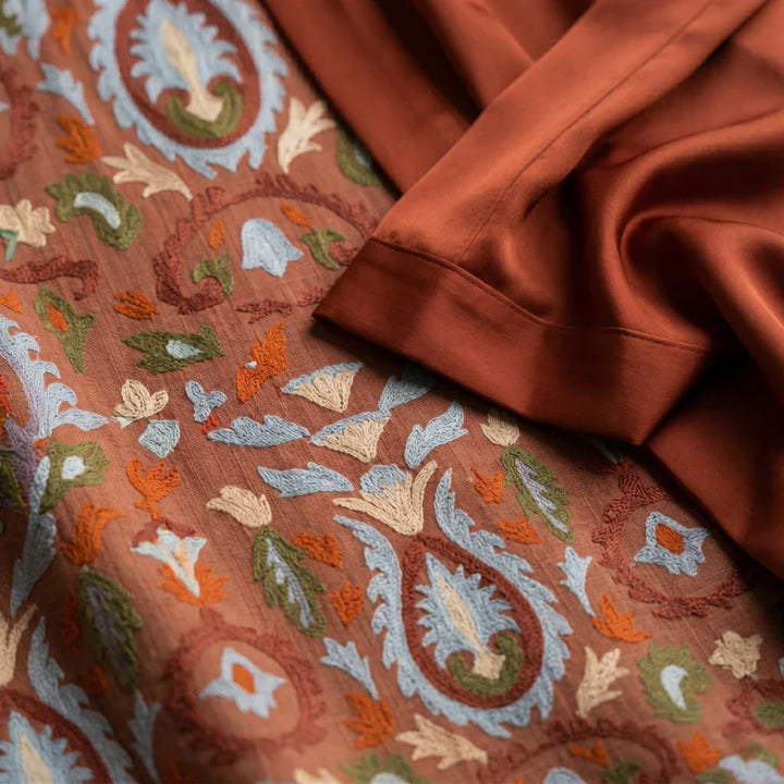 DANIELA | PRINTED LONG DRESS WITH COORDINATED GILET