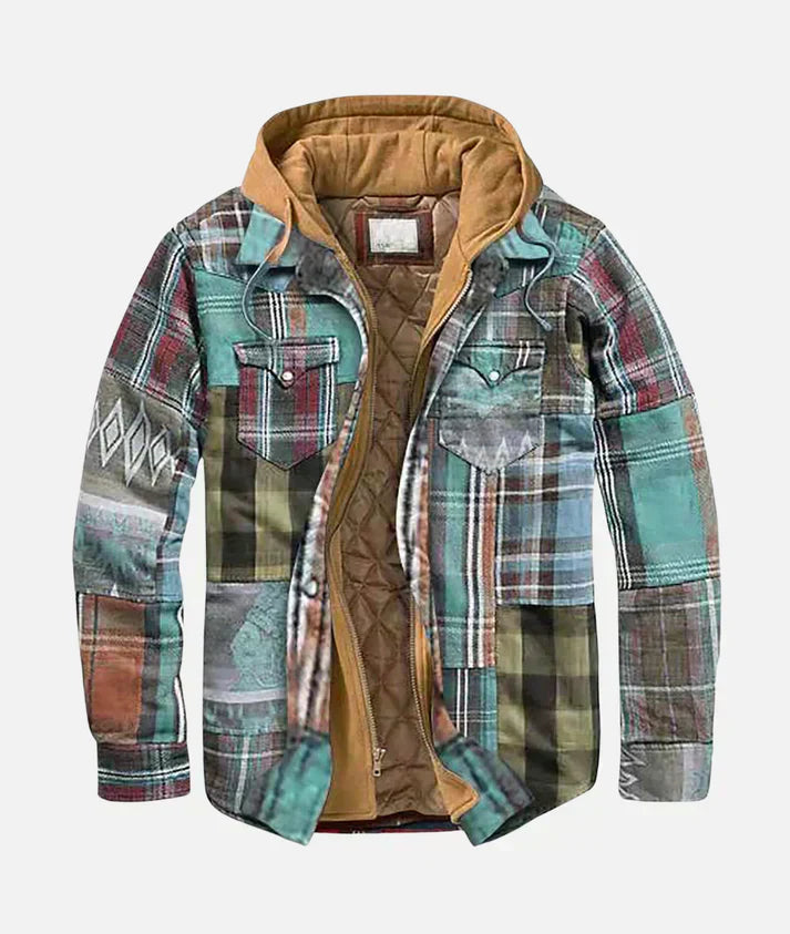 Corvianth | Patchwork Checked Jacket