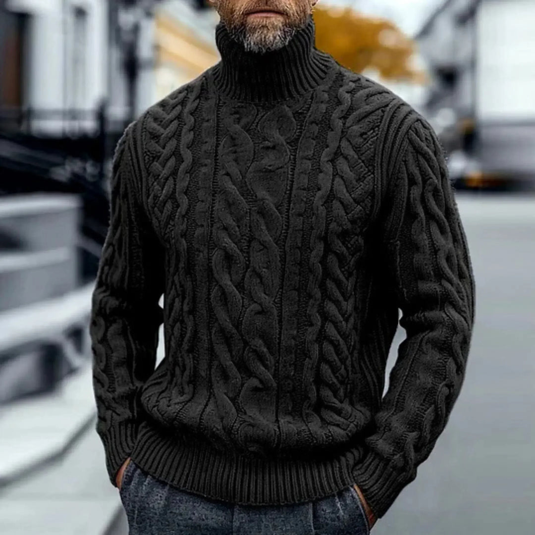 Harald - Vintage Twisted Knit Jumper