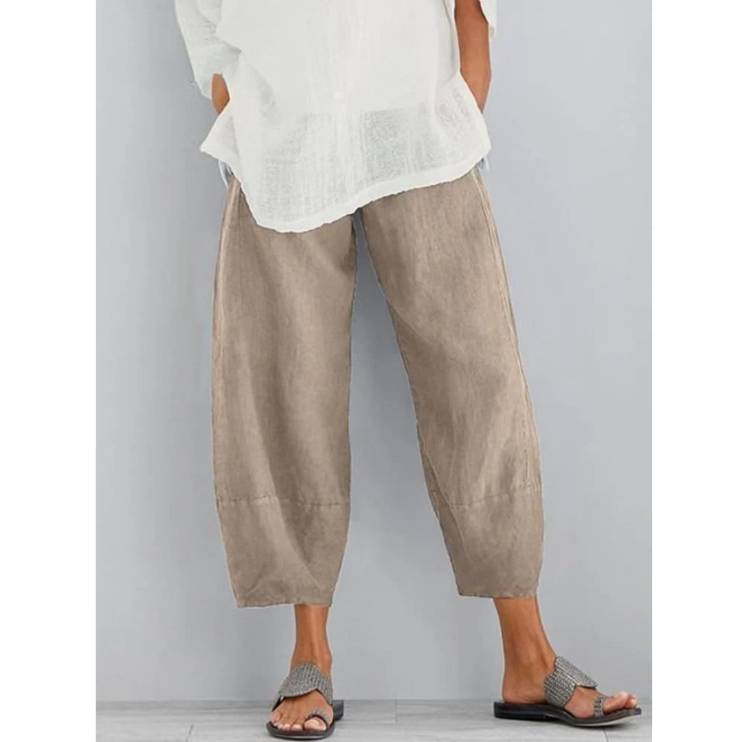 ELENA | ELEGANT WIDE-LEG TROUSERS IN THREE CLASSIC COLOURS