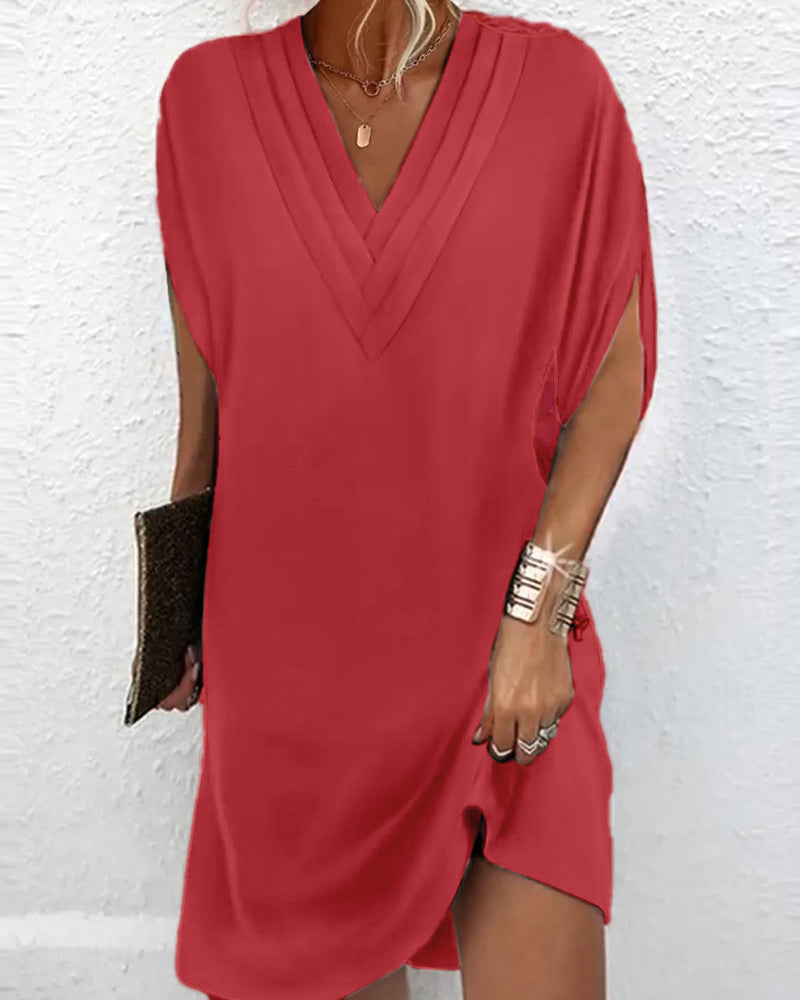 Sophia™ | Relaxed V-Neck Dress
