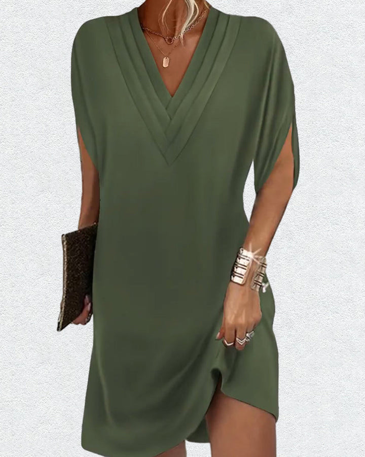 Sophia™ | Relaxed V-Neck Dress
