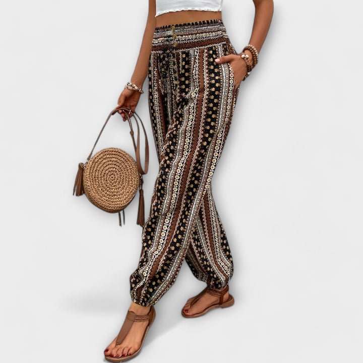 Scarlett | Ethnic Graphic Trousers