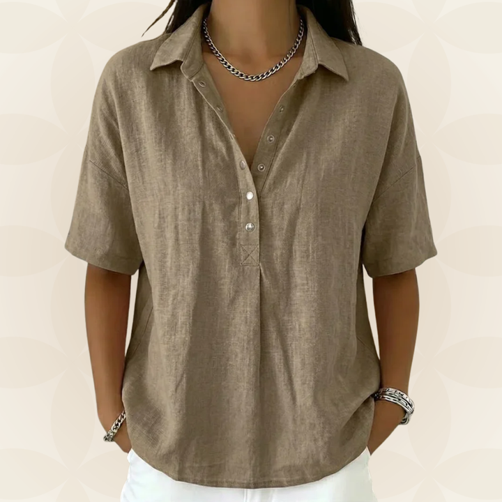 Sonja™ | Button-Detail Blouse for Effortless Summer Style