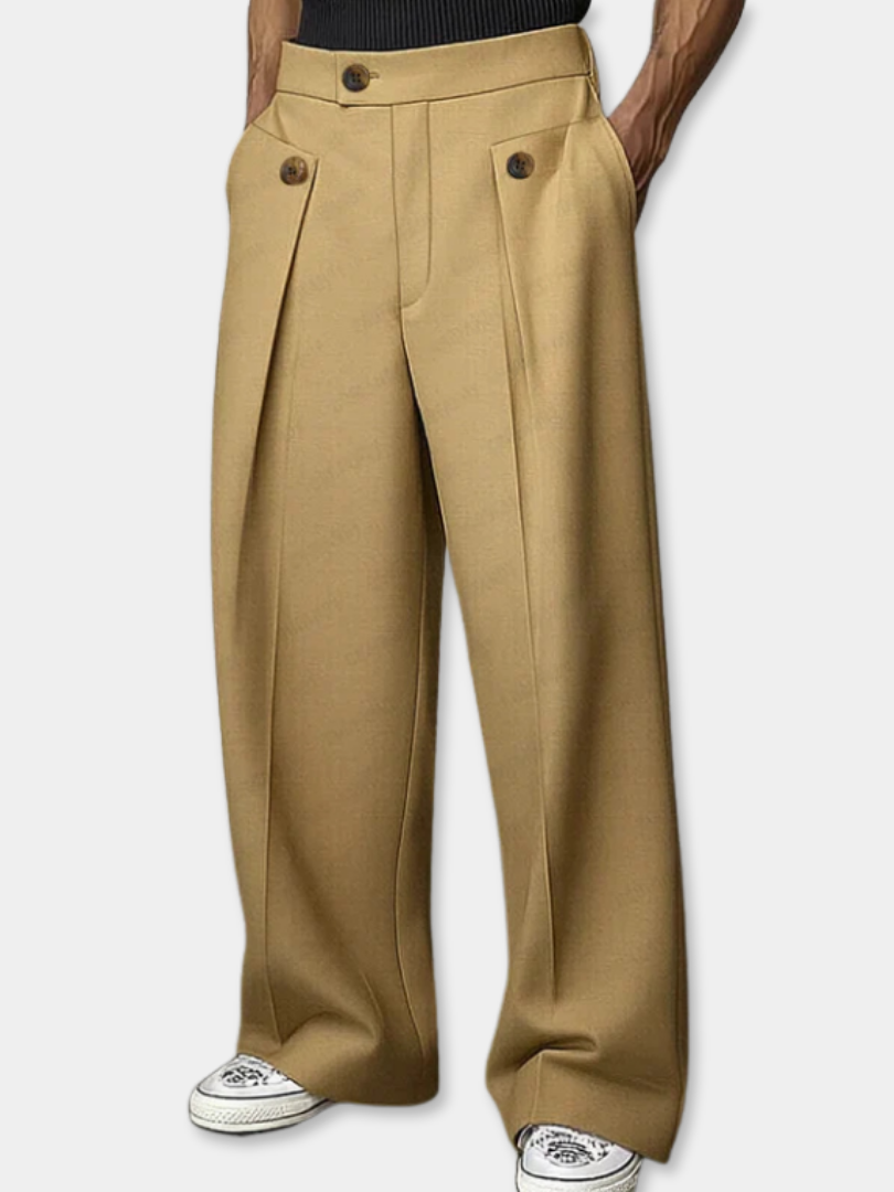 Oliver | Smart Pleated Pantalon