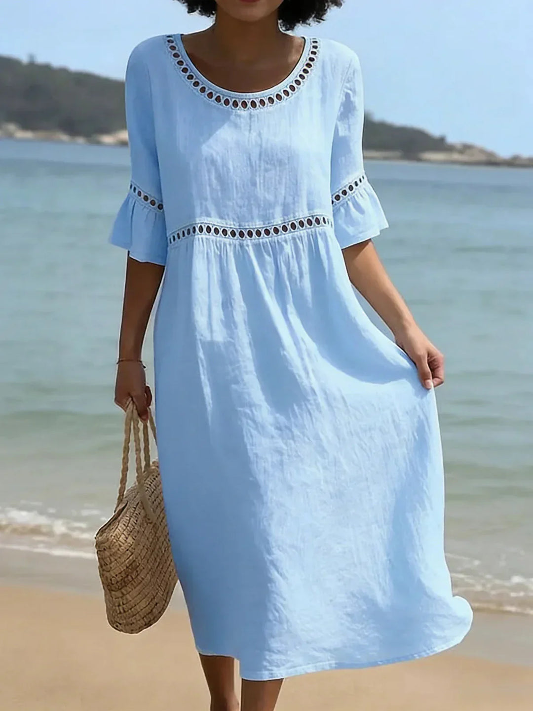 Winifred Dress - Sky Blue