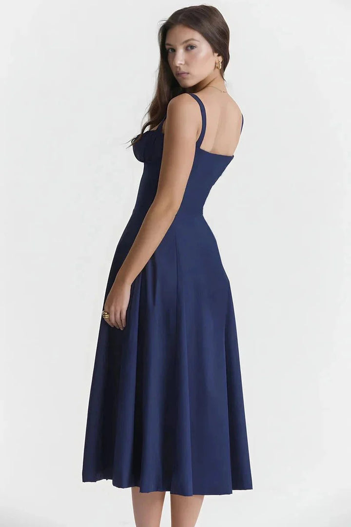 Linsay™ | Flattering Floral Midi Dress