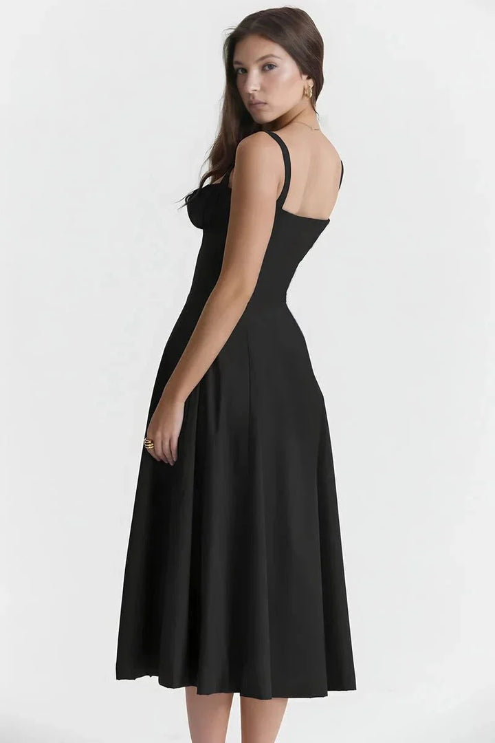 Linsay™ | Flattering Floral Midi Dress