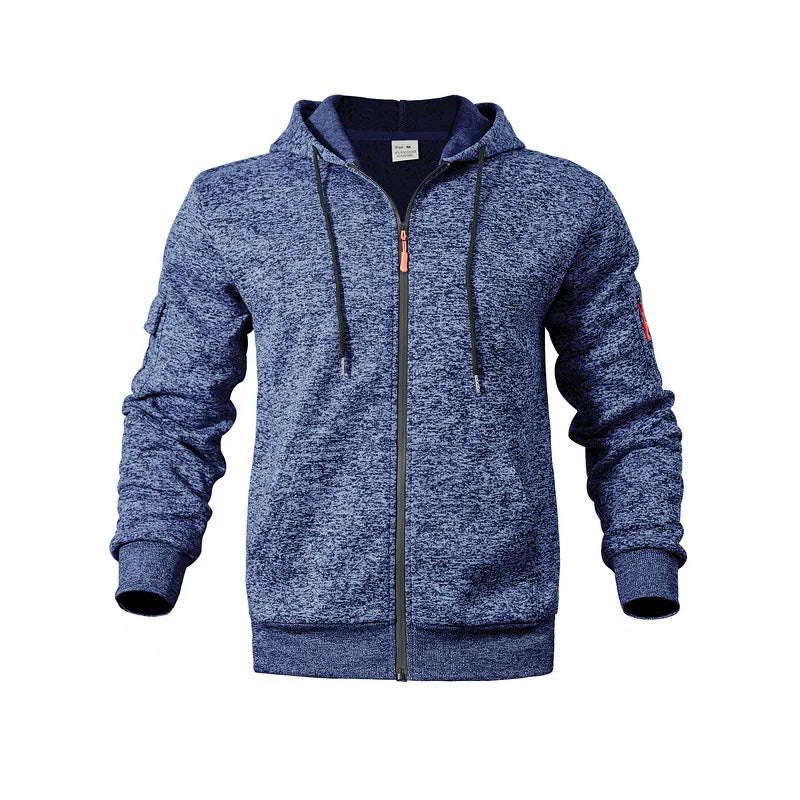 Darevik | Fleece Hoodie with Outdoor Style