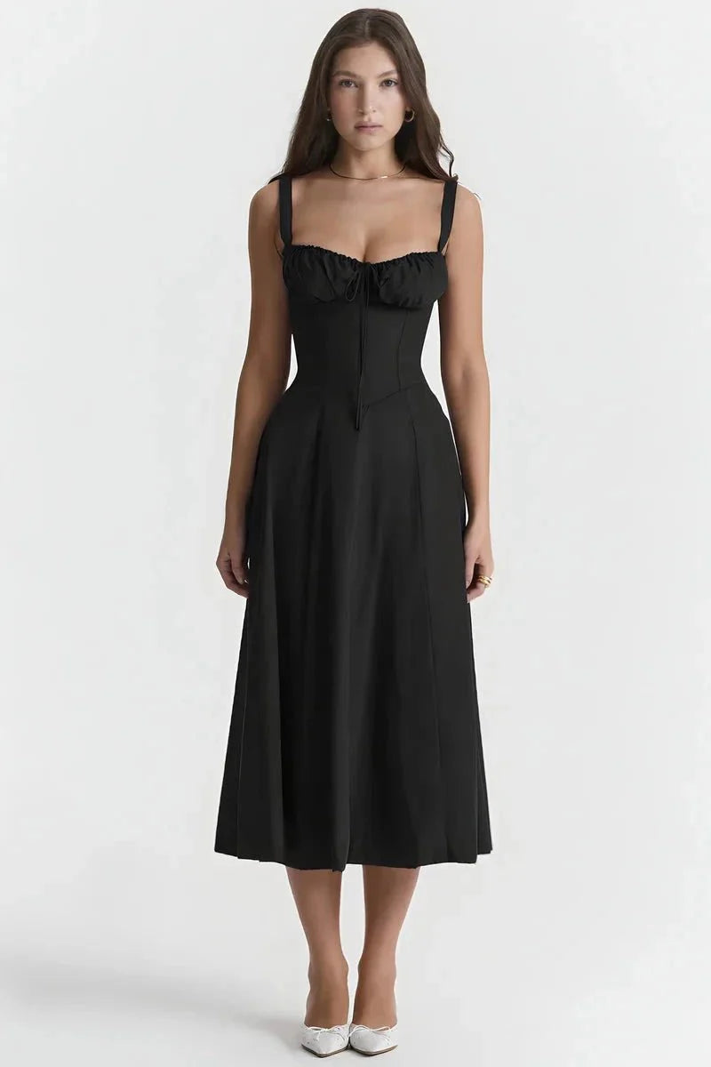 Linsay™ | Flattering Floral Midi Dress
