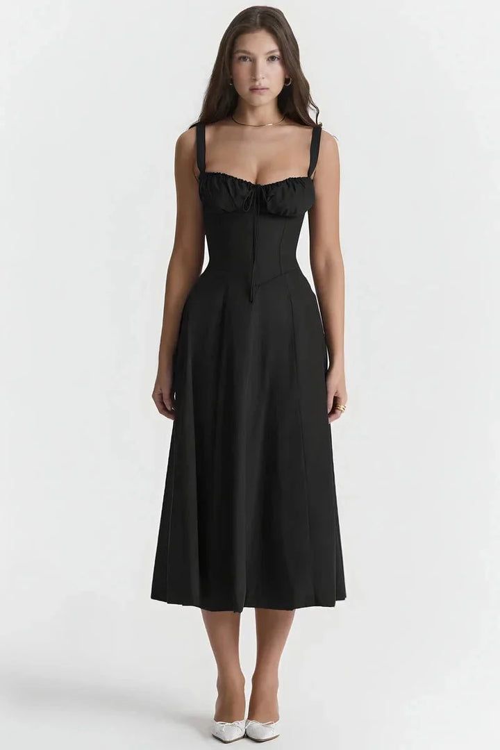 Linsay™ | Flattering Floral Midi Dress