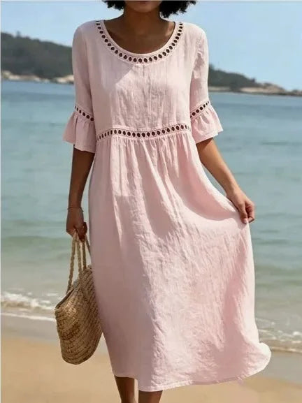 Winifred Dress - Powder Pink