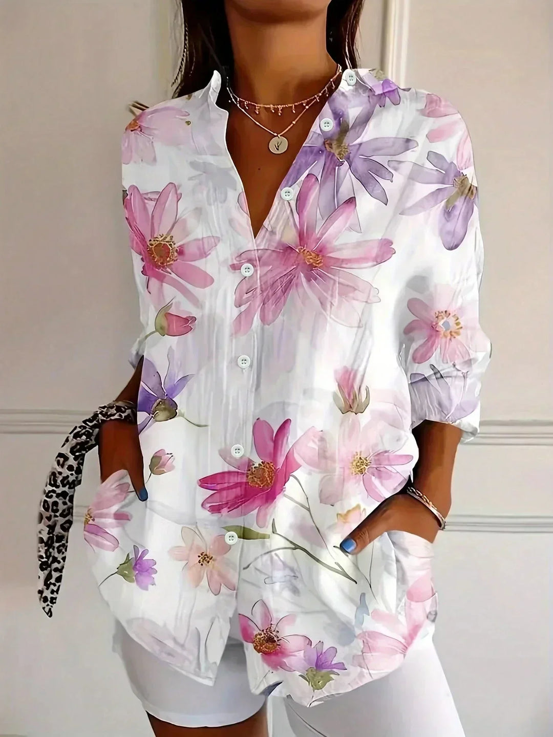 Rivessa | Colourful Pattern Blouse