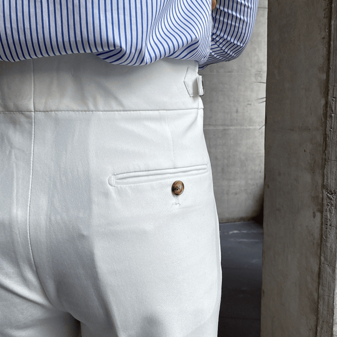 Edward - Elegant High-Waisted Trousers