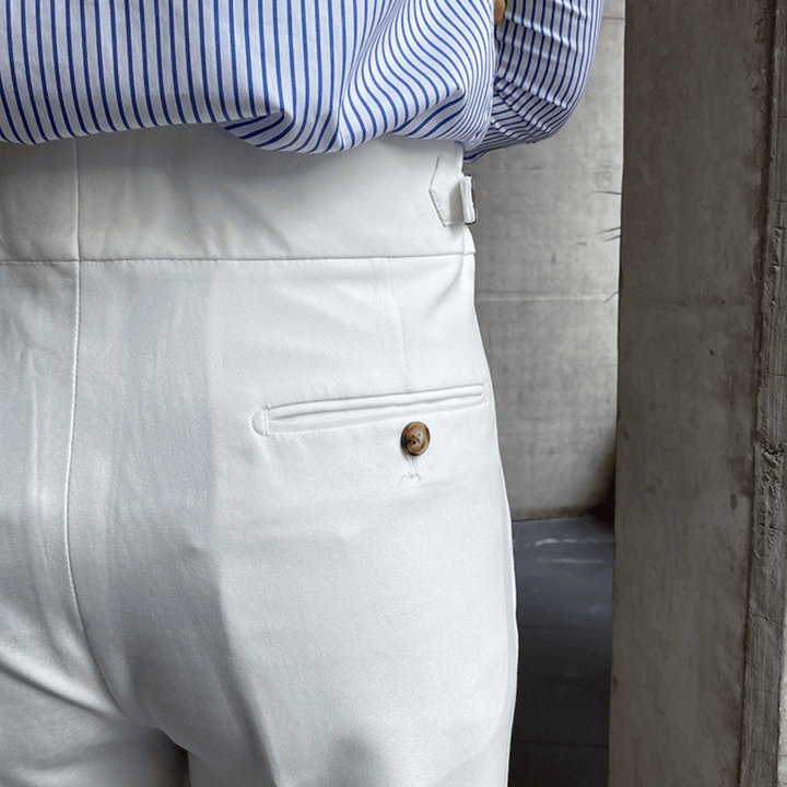 Edward - Elegant High-Waisted Trousers