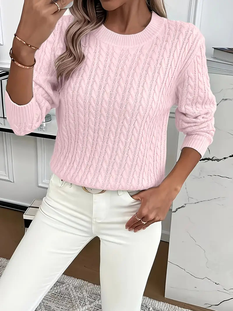 MARIELLE CABLE SWEATER
