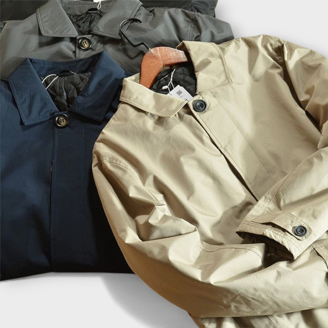 Aurelveno | Elegant Coastal Long Coat