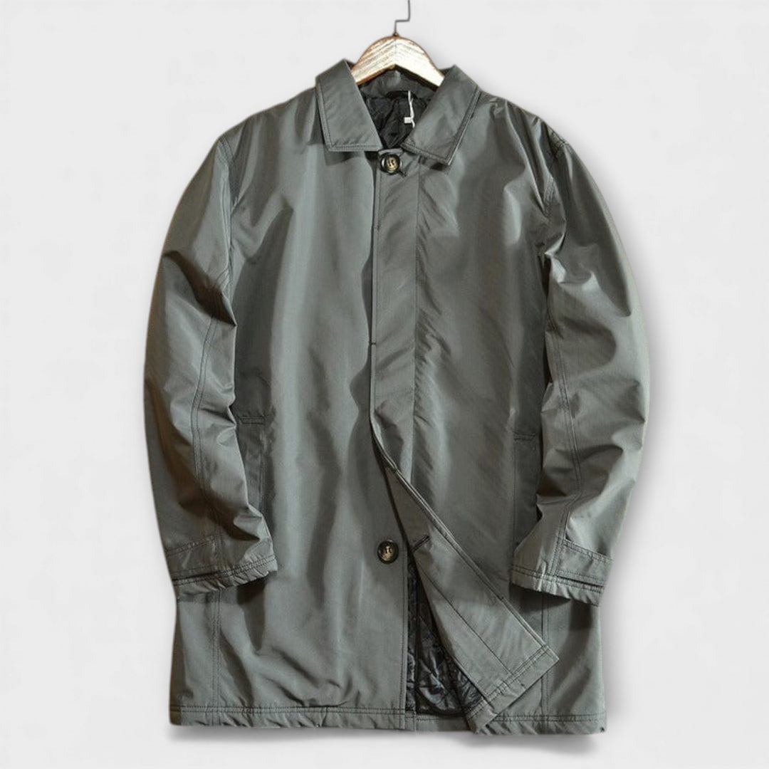 Aurelveno | Elegant Coastal Long Coat