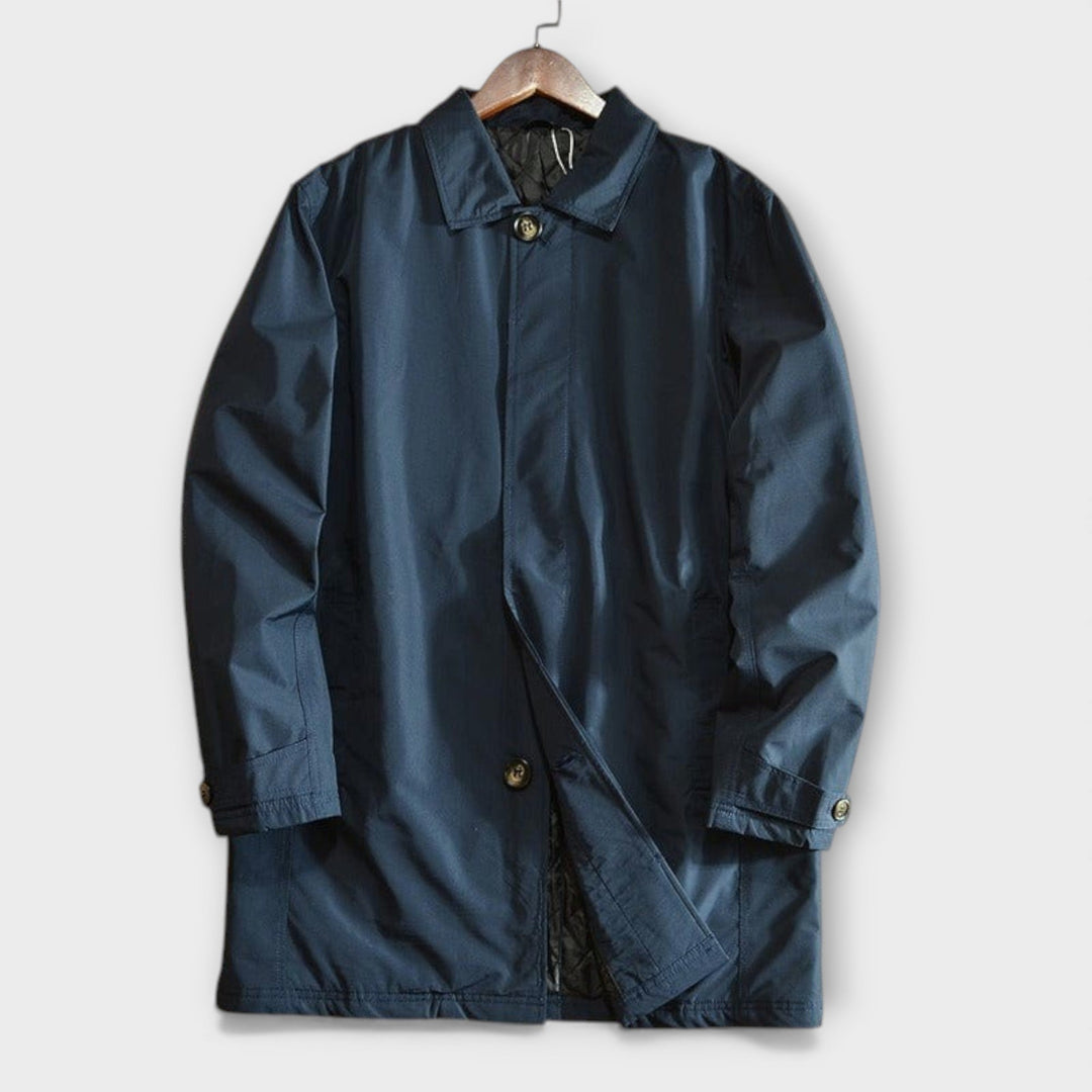 Aurelveno | Elegant Coastal Long Coat