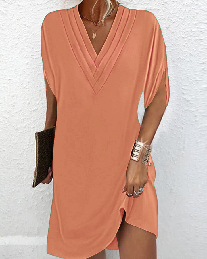 Sophia™ | Relaxed V-Neck Dress