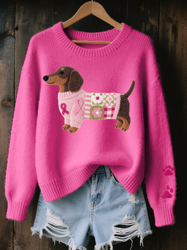 Navelin | Dachshund Motif Sweater