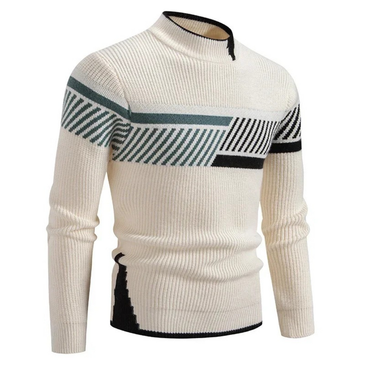 Liam - Elegant Geometric Jumper