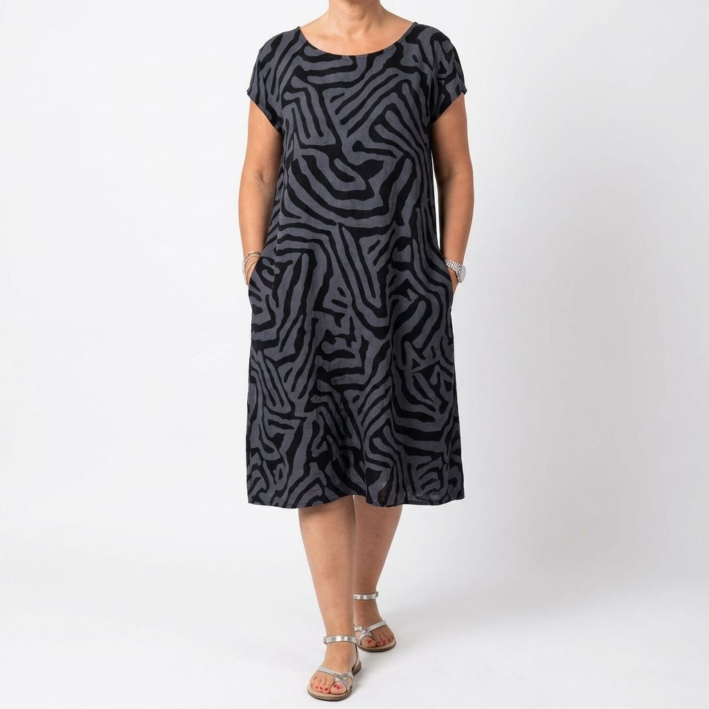 Avanille | round neck summer dress