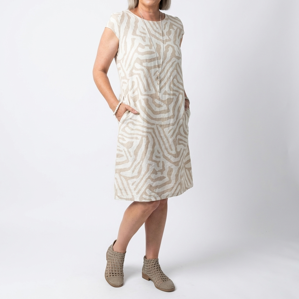 Avanille | round neck summer dress