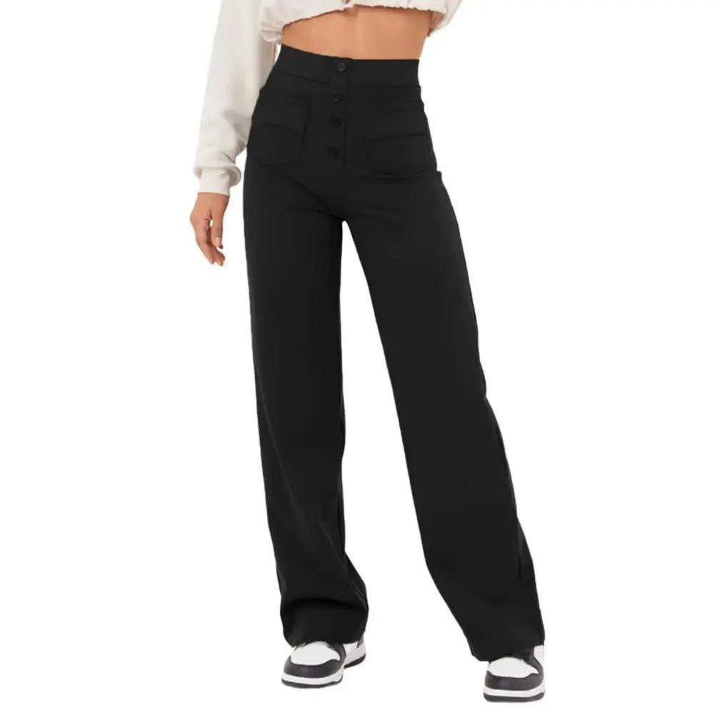 Robin - Elegant High-Waisted Trousers